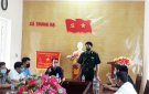 Bộ chỉ huy Bộ đội biên phòng tỉnh Thanh Hóa thăm và hỗ trợ xi măng XDNTM cho xã Trung Hạ